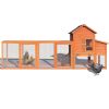122"Large Wooden Chicken Coop,