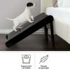 Foldable Wooden Dog Pet Ramp (Black/Gray)