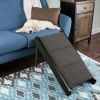 Foldable Wooden Dog Pet Ramp (Black/Gray)