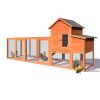 122"Large Wooden Chicken Coop,