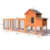 122"Large Wooden Chicken Coop,