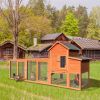 122"Large Wooden Chicken Coop,