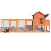 122"Large Wooden Chicken Coop,