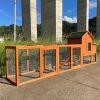122"Large Wooden Chicken Coop,