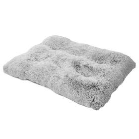 Dog Bed Mats Washable Large Dog Sofa Bed Portable Pet Kennel Long Plush House  Sleep Protector Product Dog Bed (Option: XL)