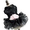 Dog Clothes Pet Wedding Dress (Option: Black-XS)