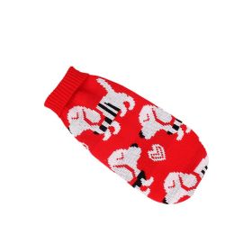 New Winter Fashion Pet Clothes (Option: Red Puppy-14China)