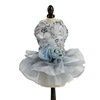 Dog Clothes Pet Wedding Dress (Option: Gray-XL)